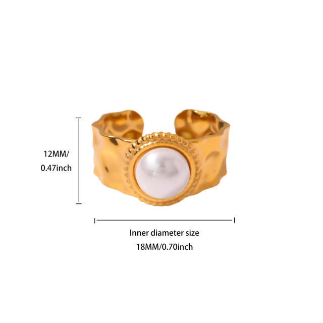 Simple Stainless Steel rings Flower Bow Marine Animal Open Rings