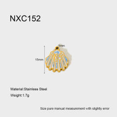 Ins Mermaid Flip-Top Heart Enamel Rainbow Stainless Steel Pendant Waterproof DIY Jewelry Accessories Charm for Women