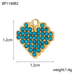 Micro-Studded Diamond Butterfly Lightweight Design Stainless Steel 18K Starry Sky Theme DIY Jewelry Zircon Moon Jewelry