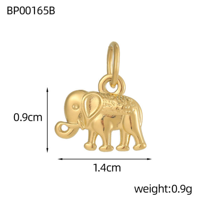 Hot-Selling Baroque Style Heart Pendant Zircon Inlaid Stainless Steel DIY Jewelry Accessories Wholesale