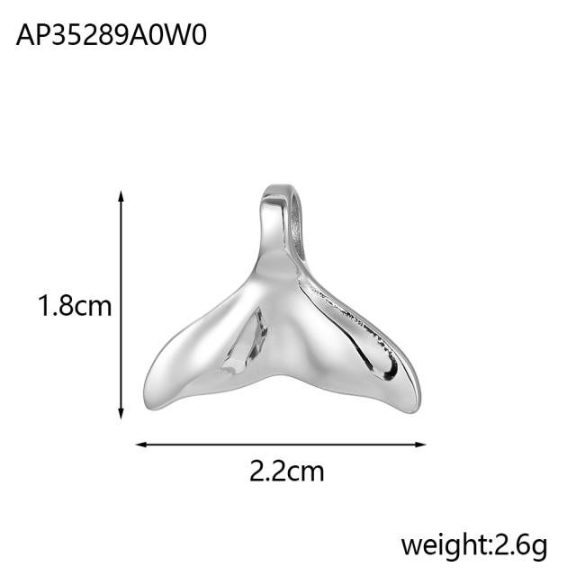 Ocean Style Series DIY Accessories Conch Shell Starfish Stainless Steel Electroplating DIY Handmade Necklace Bracelet Jewelry Hanging