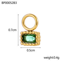Micro-Studded Diamond Butterfly Lightweight Design Stainless Steel 18K Starry Sky Theme DIY Jewelry Zircon Moon Jewelry