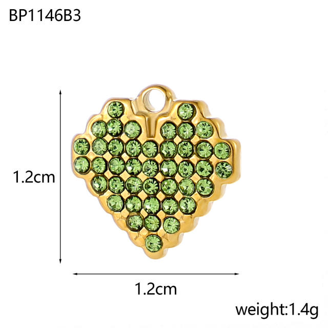 Micro-Studded Diamond Butterfly Lightweight Design Stainless Steel 18K Starry Sky Theme DIY Jewelry Zircon Moon Jewelry
