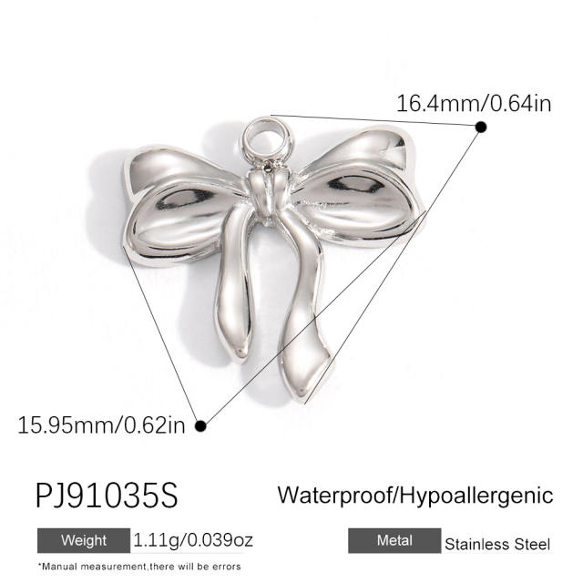 Silver color enamel hot sale element stainless steel charm DIY jewelry accessory