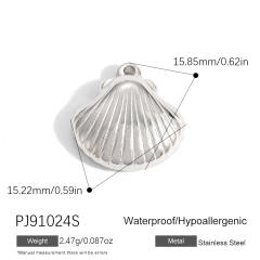 Silver color enamel hot sale element stainless steel charm DIY jewelry accessory