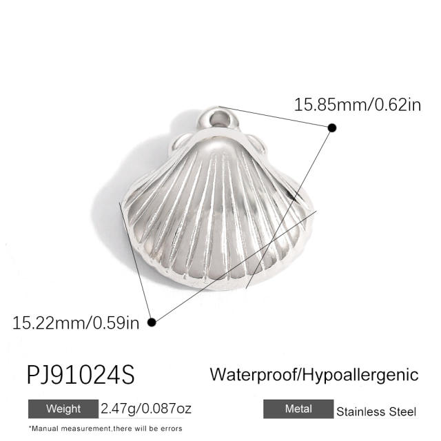 Silver color enamel hot sale element stainless steel charm DIY jewelry accessory