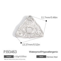 Silver color enamel hot sale element stainless steel charm DIY jewelry accessory