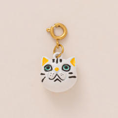 Women's Blue Sky White Clouds Stainless Steel New Vacuum Plating charm