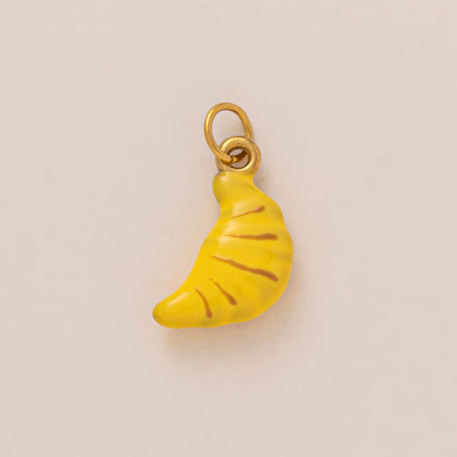 Women's Gold Color-Preserving Stainless Steel Vacuum Plating charm DIY jewelry accessory