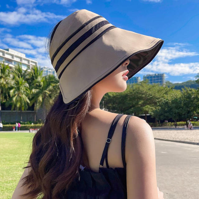 Black rubber sunshade sunscreen cap  anti-ultraviolet visors sunhat