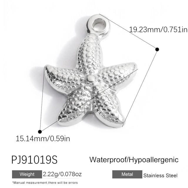 Silver color enamel hot sale element stainless steel charm DIY jewelry accessory