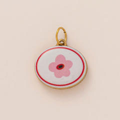 Women's Gold Color-Preserving Stainless Steel Vacuum Plating charm DIY jewelry accessory