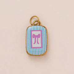 Women's Blue Sky White Clouds Stainless Steel New Vacuum Plating charm