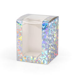 Diamond silver; window 8x8x10cm