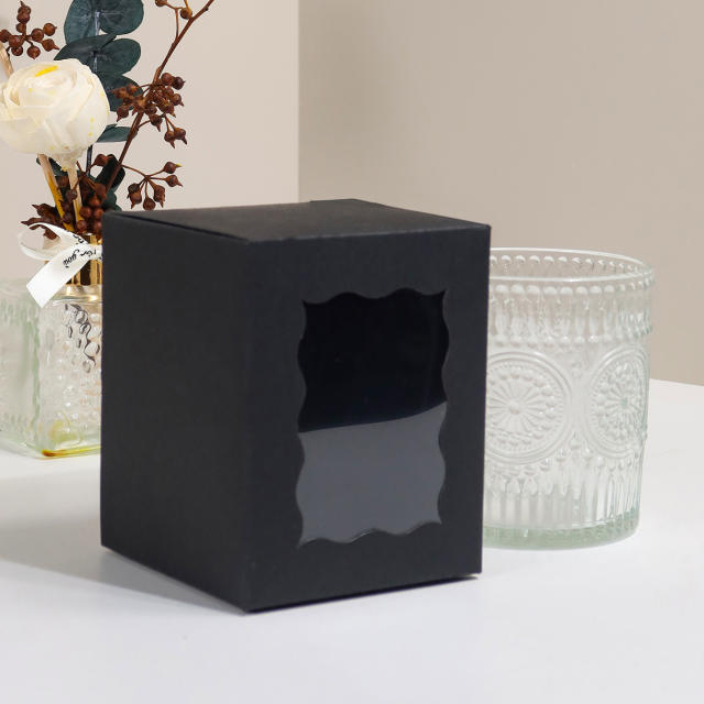 Laser Carton Cardboard Buckle Bottom Box Window Window Box Packaging Box