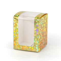 Diamond gold; window 8x8x10cm