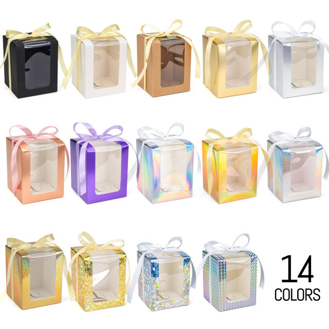 Laser Carton Cardboard Buckle Bottom Box Window Window Box Packaging Box