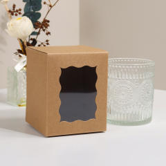 New style-cowhide color; window opening 8x8x10cm