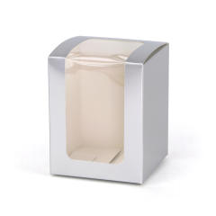 Silver; window opening 8x8x10cm