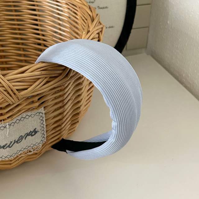 Spring new design cream color wide headband for women