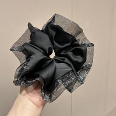 Elegant satin large size scrunchies for women