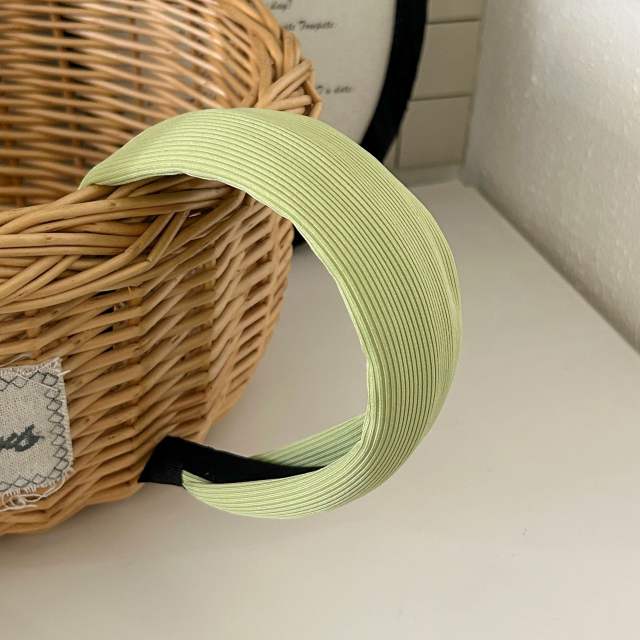 Spring new design cream color wide headband for women