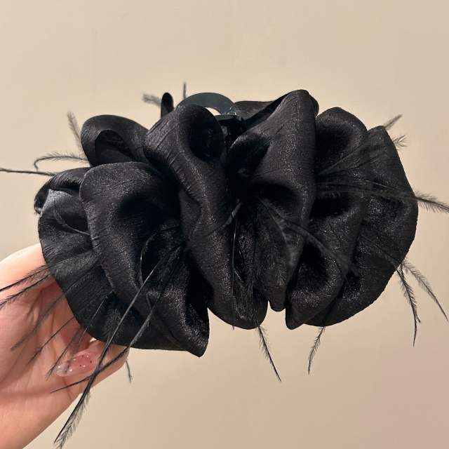 Elegant feather style women hair claw clips