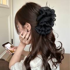 Elegant feather style women hair claw clips