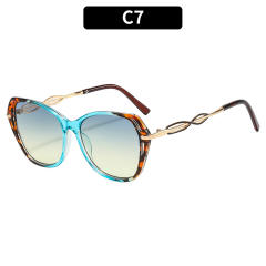 Personality hollow out cat eye shape sunglasses