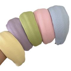 Spring new design cream color wide headband for women