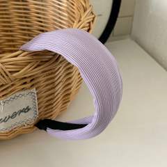 Spring new design cream color wide headband for women