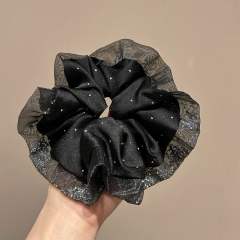 Elegant satin large size scrunchies for women