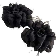 Elegant feather style women hair claw clips