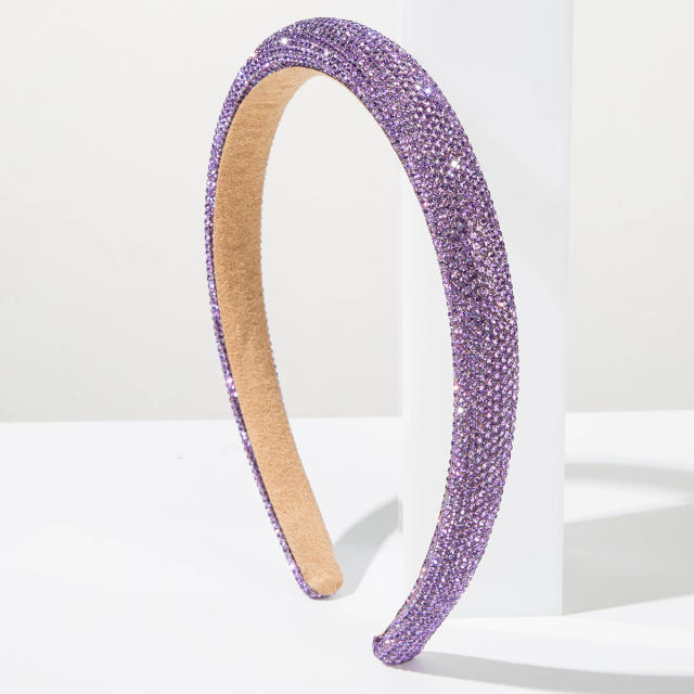 Korean fashion colorful diamond headband