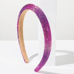 Korean fashion rainbow color diamond headband for women