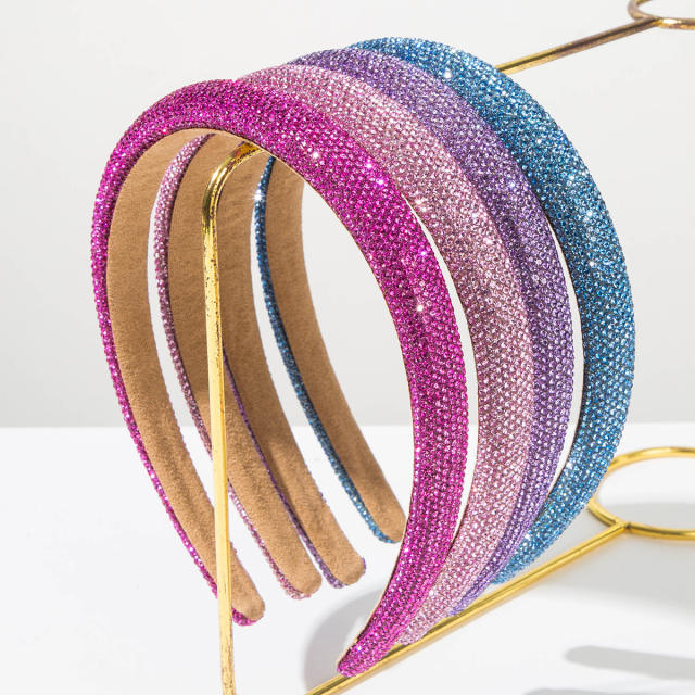 Korean fashion colorful diamond headband