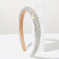 Super shiny colorful diamond headband for women