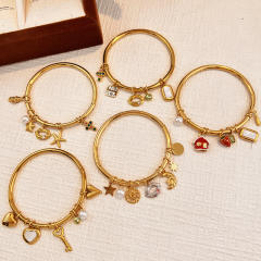 18KG hot sale stainless steel bangle bracelet charm bangle