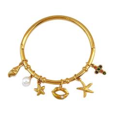 18KG hot sale stainless steel bangle bracelet charm bangle