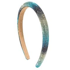 Korean fashion rainbow color diamond headband for women