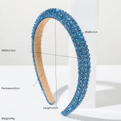 Super shiny colorful diamond headband for women
