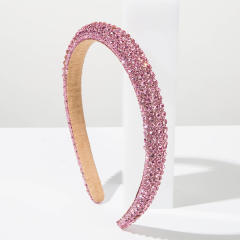 Super shiny colorful diamond headband for women