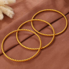 Basic easy match stackable bangle stainelss steel bangle bracelet