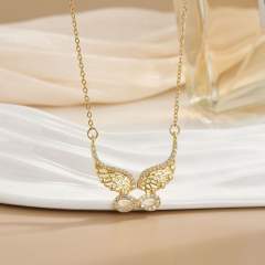 Necklace Women's Unlimited Eight-character Pendant Necklace Stainless steel chain necklace infinity necklace