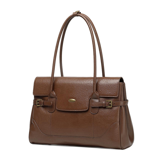 Casual First-Layer Cowhide Genuine Leather Large-Capacity Bag women tote bag