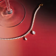 Delicate tennis bracelet diamond bracelet ring bracelet for women stainless steel bracelet