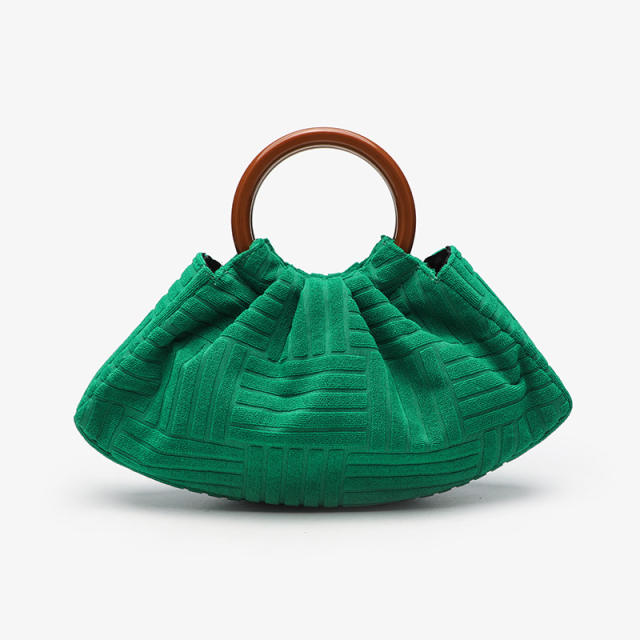 New handbag fashion pleated handbag cloud bag dinner bag for women