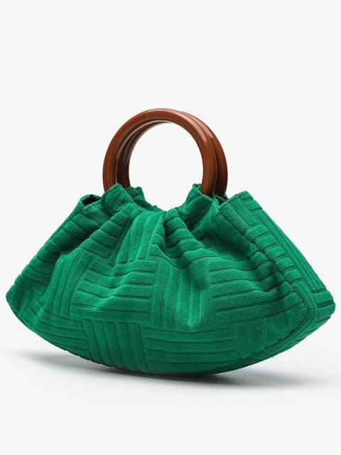 New handbag fashion pleated handbag cloud bag dinner bag for women