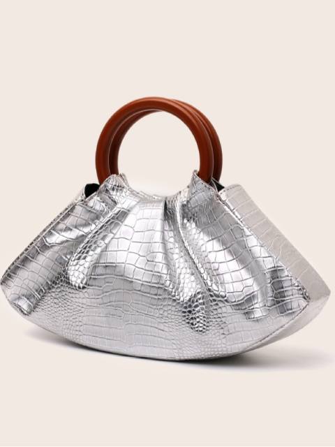 New handbag fashion pleated handbag cloud bag dinner bag for women