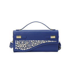 Unique pearl bead design small size handbag evening bag crossbody bag
